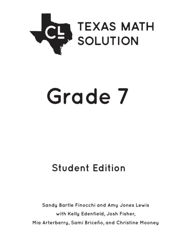 Grade 7 Math Solutions Overview | PDF | Circle | Pi