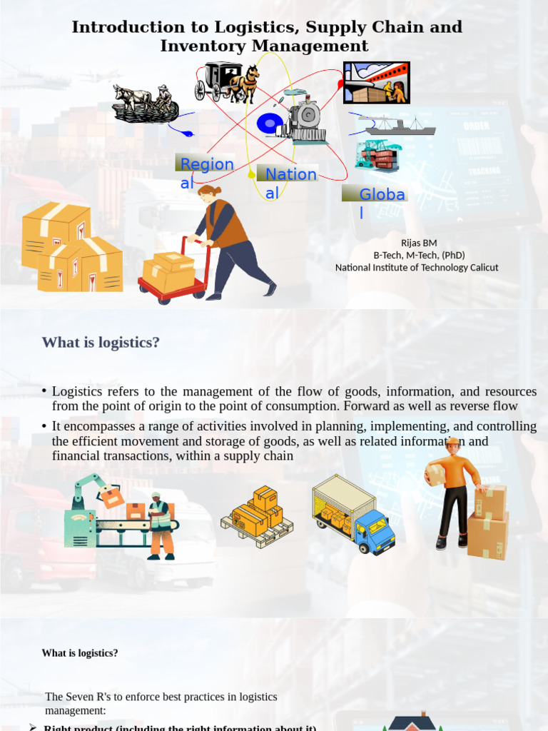Presentation Inventory and Suply Chain Management | PDF | Logistics ...