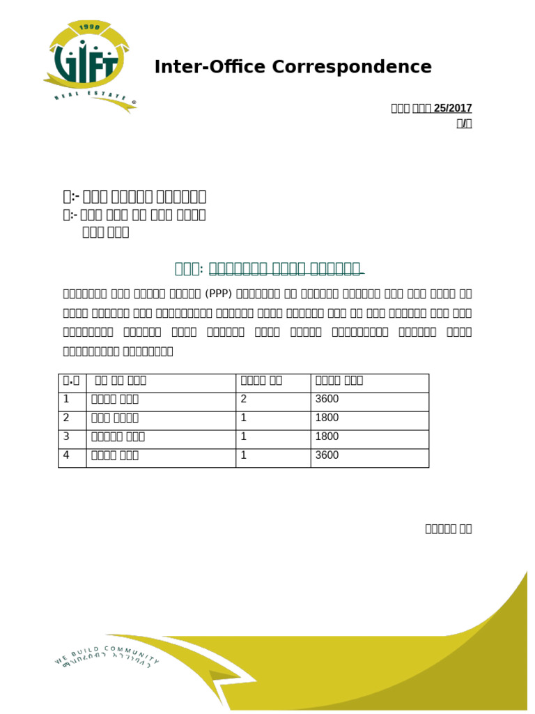 Inter Memo For Night Woks | PDF