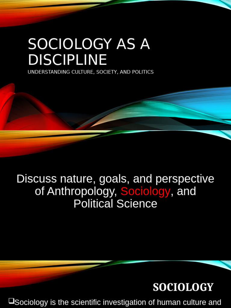 Overview of Sociology as a Discipline | PDF | Sociology | Social Sciences