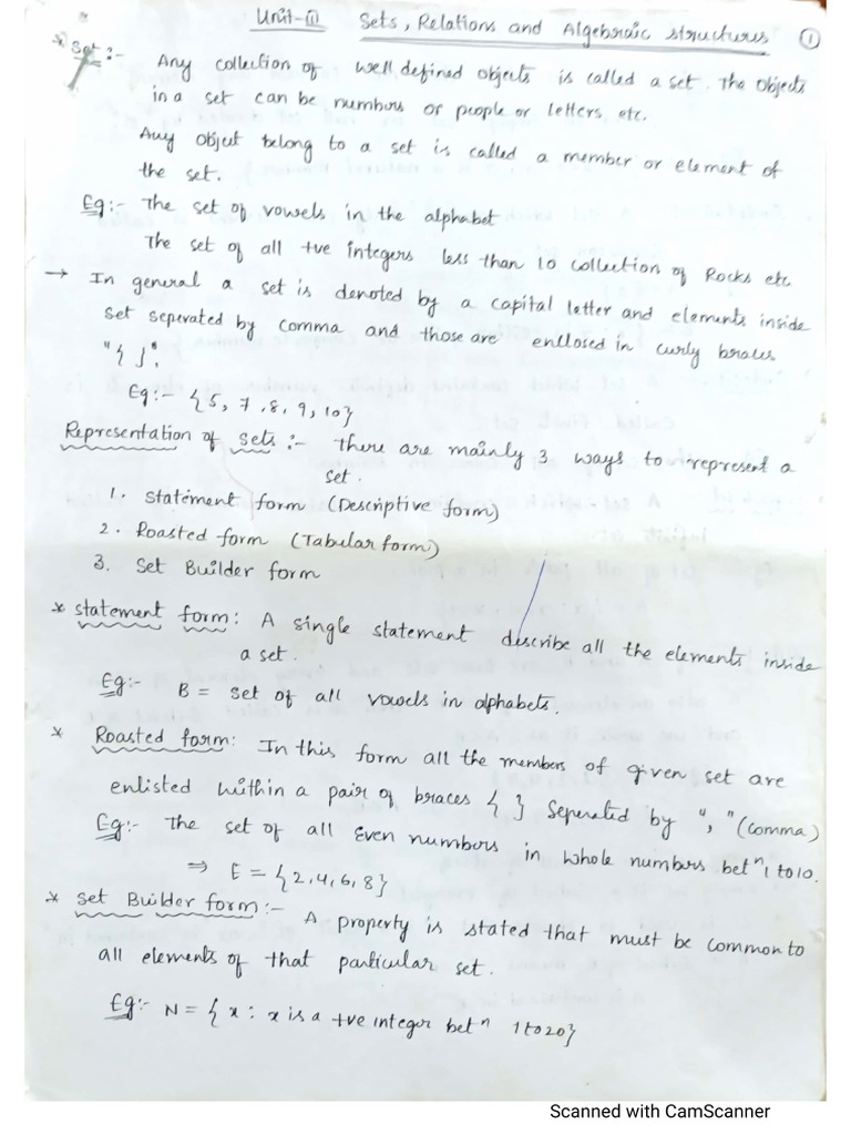 Sets Introduction | PDF