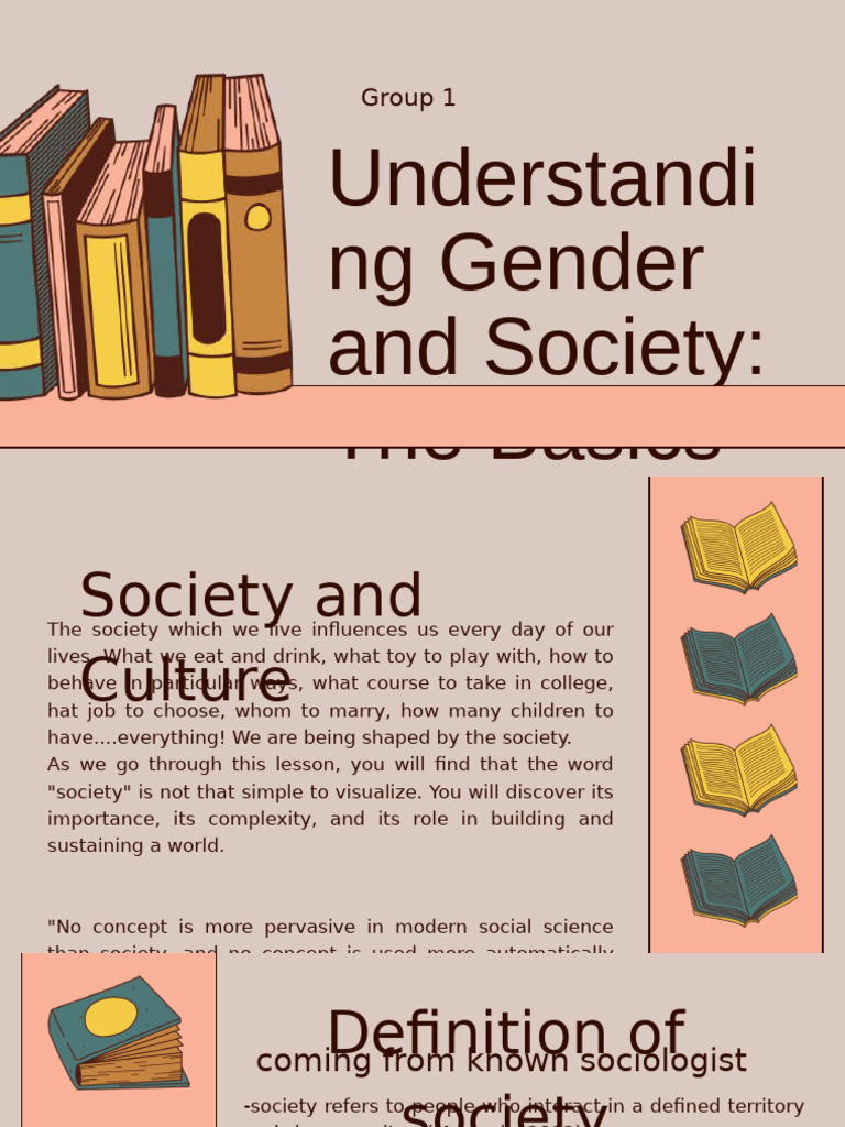 GE ELEC 7 Understanding Gender and Society The Basics Final 1 1 | PDF ...