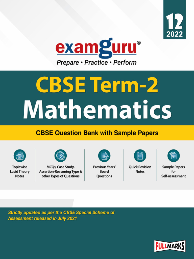 Examguru Mathematics Class 12 Term 2 | PDF