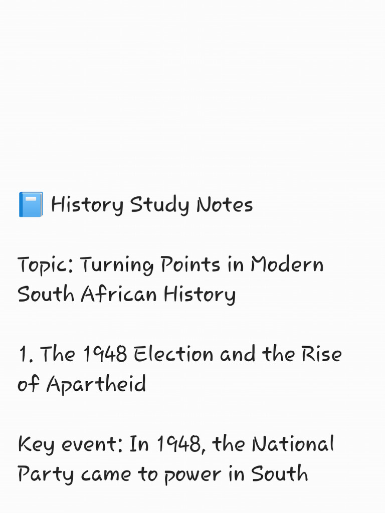 History Study Notes | PDF