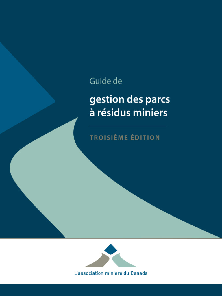 Guide de gestion des résidus miniers | PDF | Risque | Environnement naturel