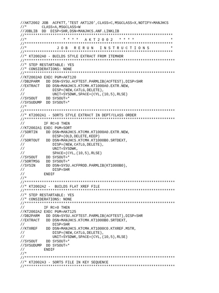TESTJCL | PDF | Proprietary Software | Computer Science