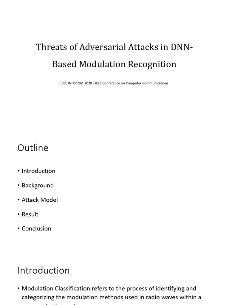 DNN-Based modulation classification | PDF | Deep Learning | Radio