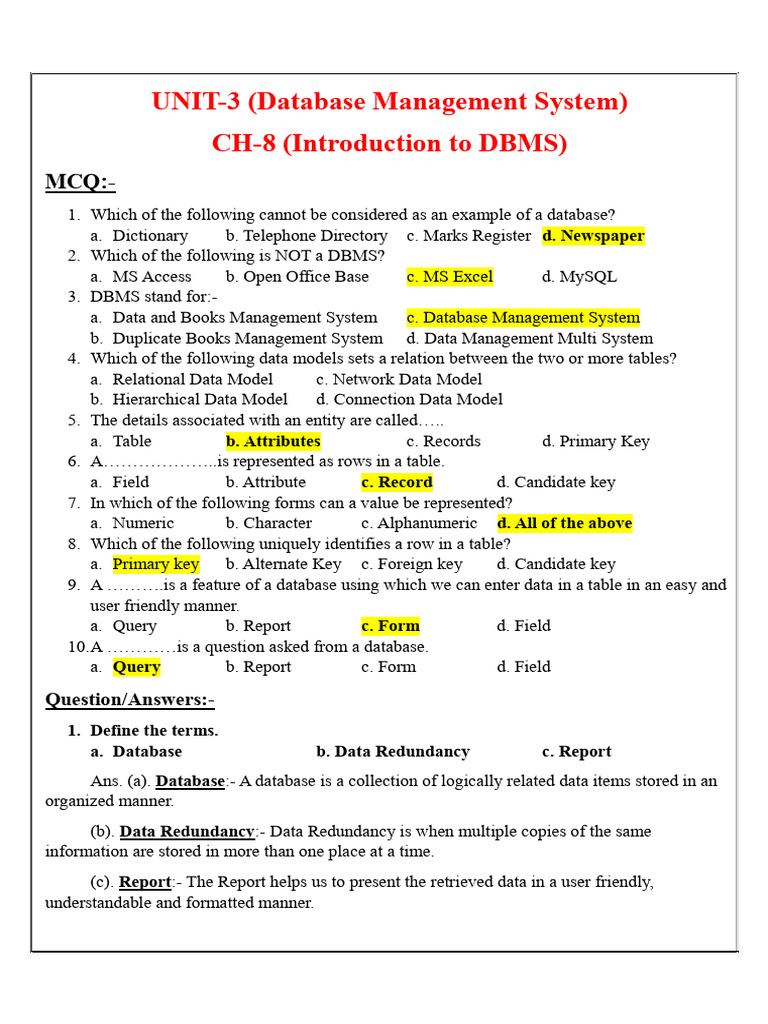 Database Management System Overview | PDF | Databases | Computing