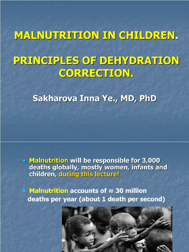 Role of Nutrition in Malnutrition | PDF