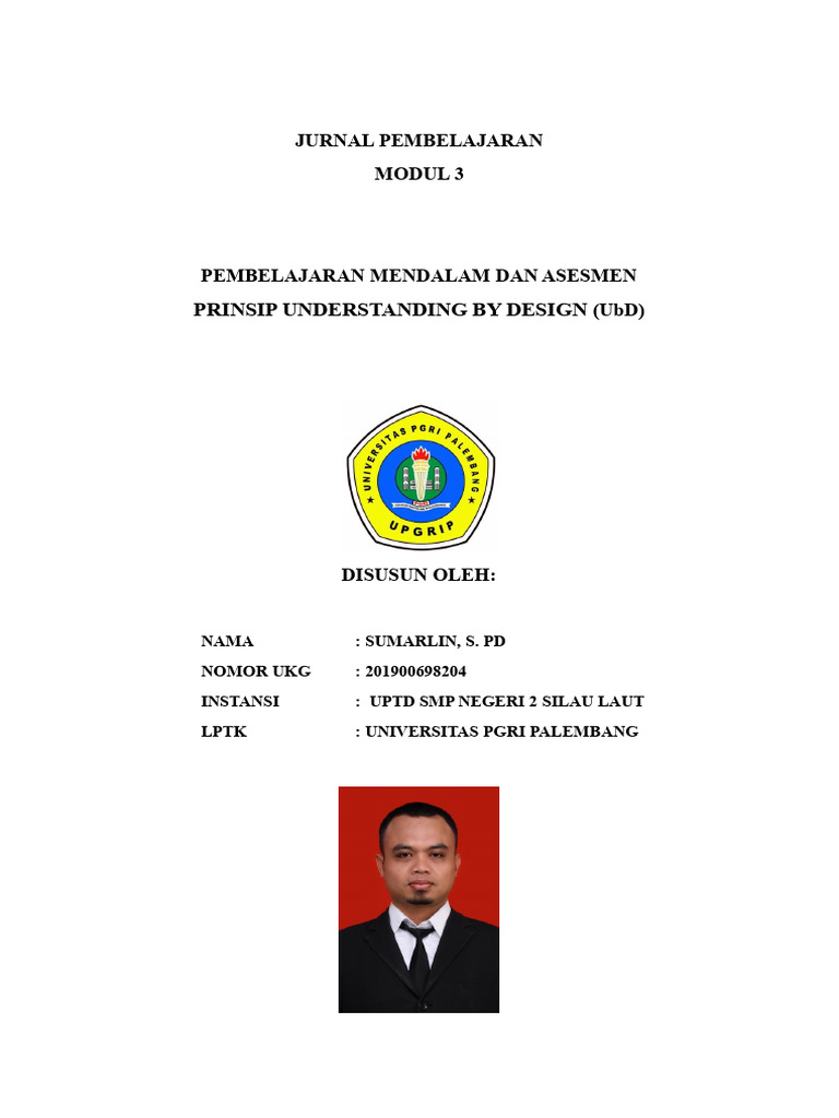 Jurnal Pembelajaran UbD dan Asesmen | PDF
