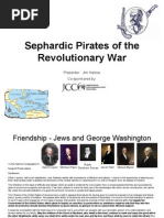 Sephardic Pirates of The Revolutionary War