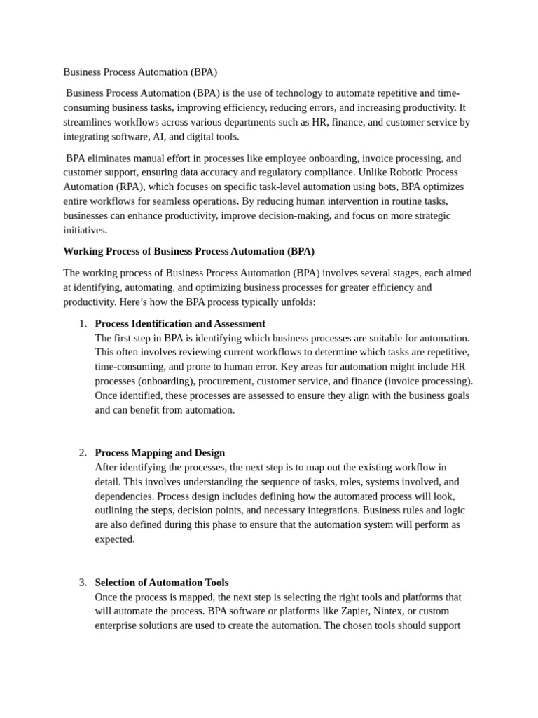 Next-Gen Business Process Automation | PDF | Automation | Business Process