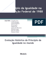 O Princípio da Igualdade