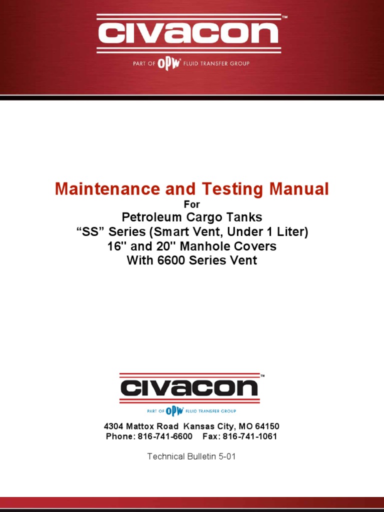 Knappco SS Series Manhole Covers Manual | PDF | Leak | Pressure Cooking