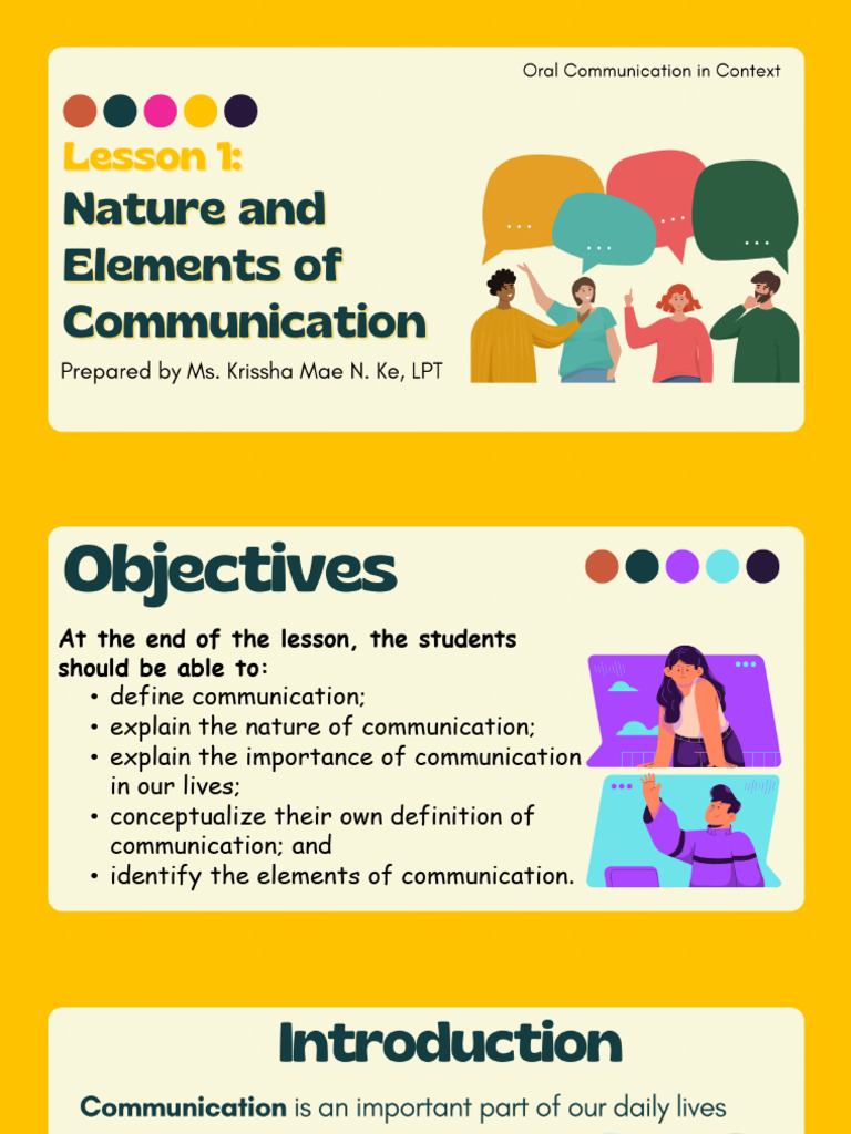 Understanding Communication Nature | PDF | Communication | Information