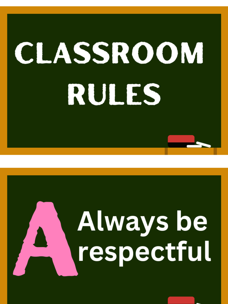 Classroom Rules | PDF