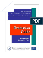 CDC Guide Develops Heart Disease Prevention Program Evaluation Plan