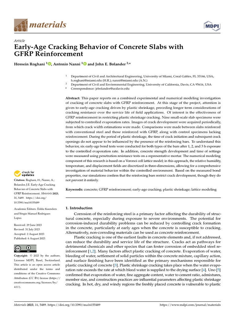 Materials 16 05489 Compressed | PDF | Concrete | Strength Of Materials