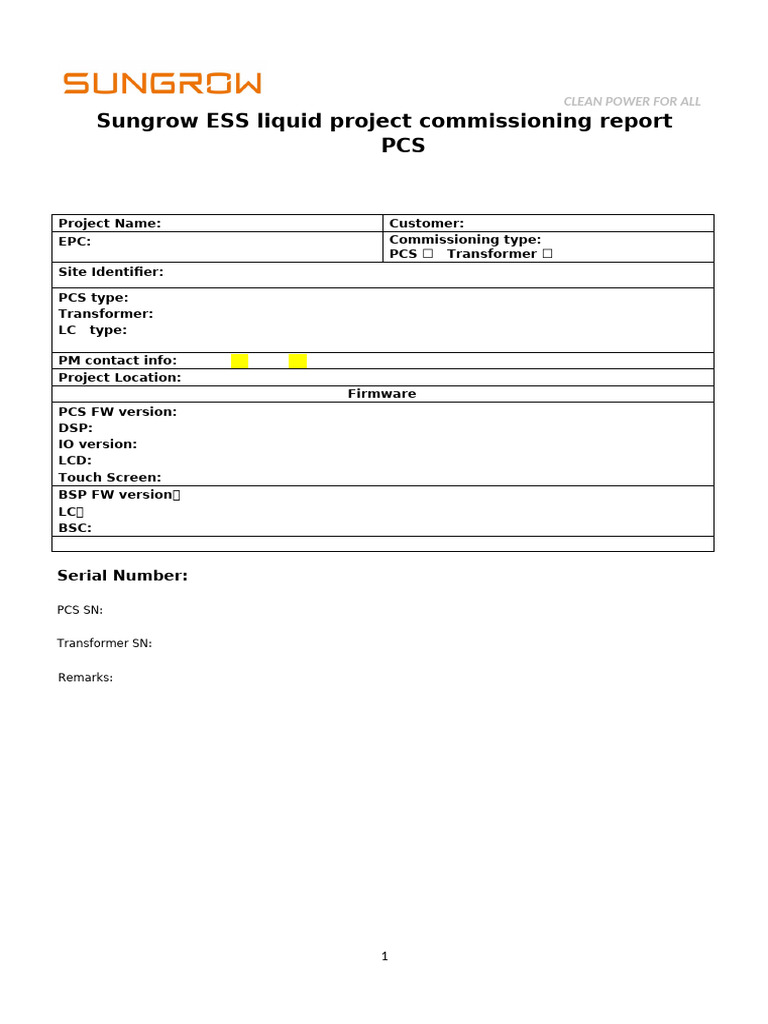 Energy Storage System Commissioning Guide | PDF | Power Supply | Fuse ...