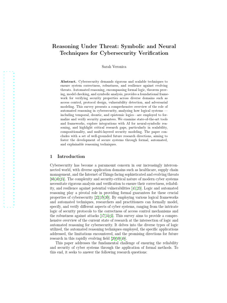 Formal Methods for Cybersecurity Verification | PDF | Formal ...