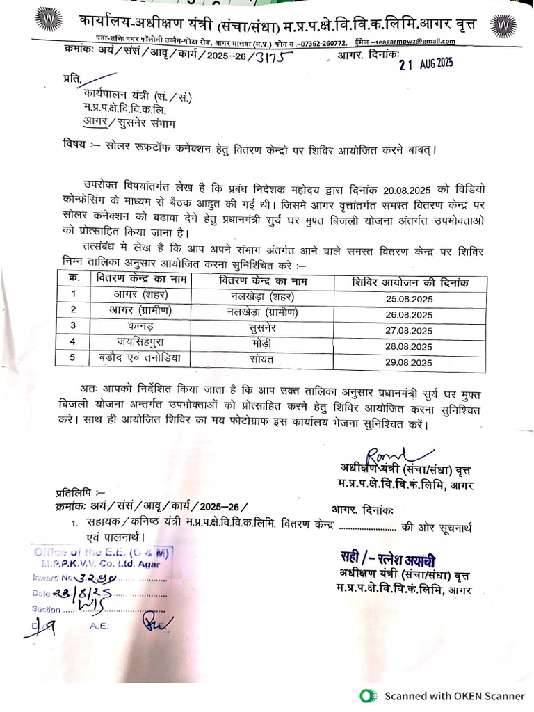 Solar Rooftop Shivir Program | PDF