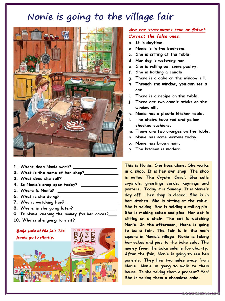 Nonie's Village Fair Bake Sale | PDF
