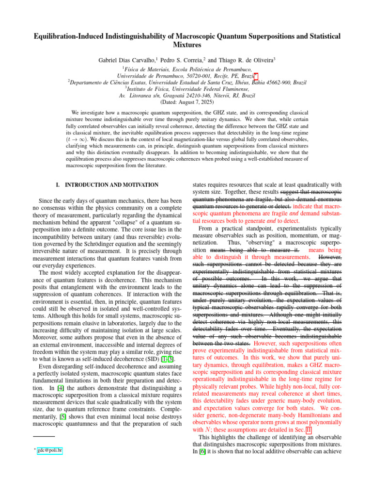 Indistinguishability of Quantum States | PDF | Applied And ...
