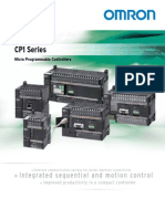 CP1 Series: Integrated Sequential and Motion Control