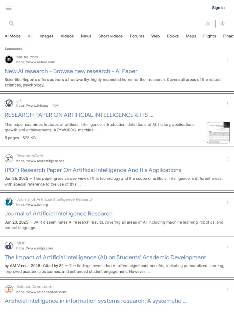 Research Paper About Ai - Google Search | PDF | Artificial Intelligence ...