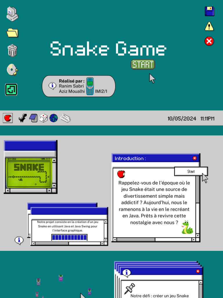 Création du jeu Snake en Java | PDF | Programmation orientée objet ...