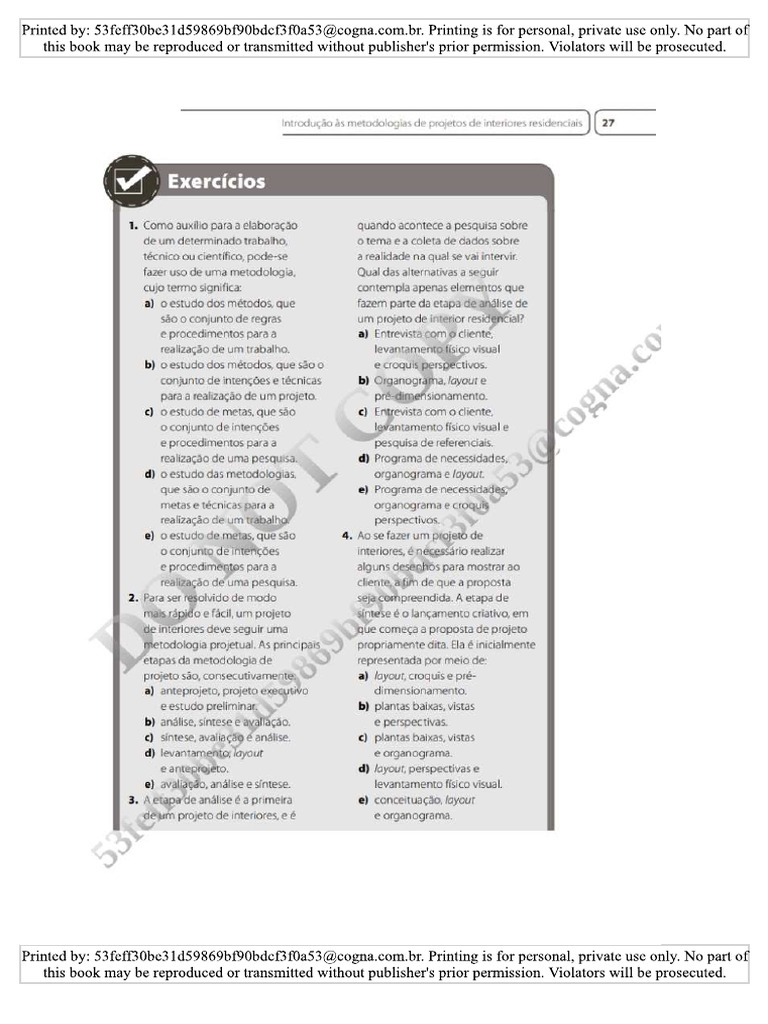 Unidade1 - Proj de Interiores3 | PDF