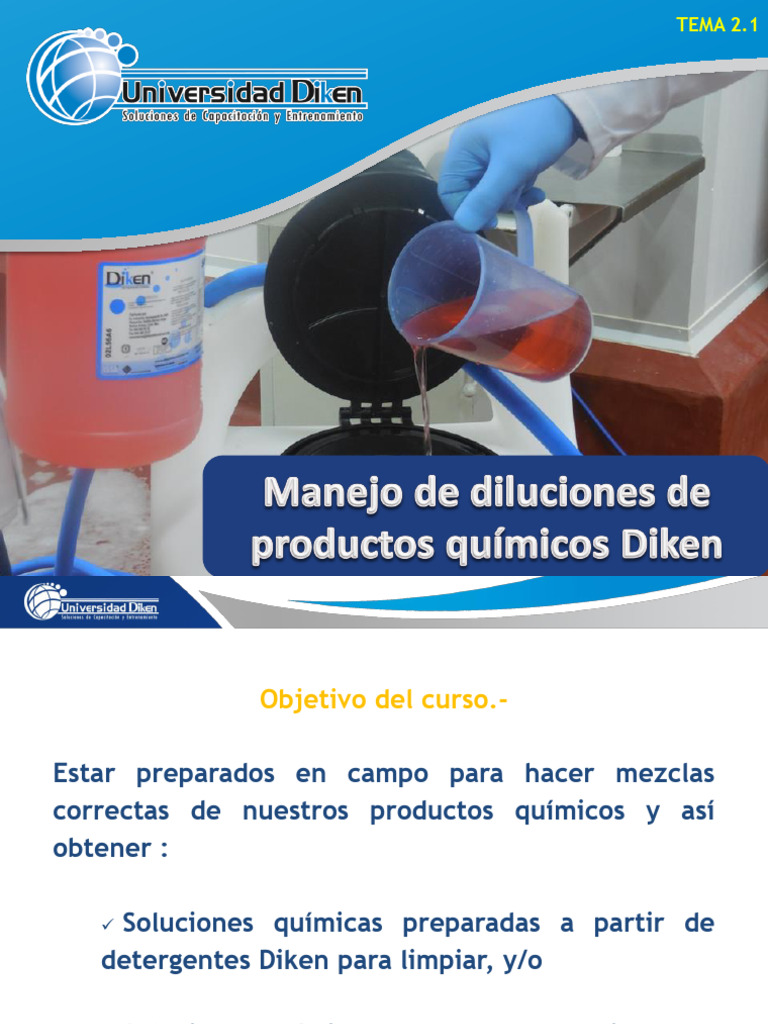 Preparación de Soluciones Químicas Diken | PDF | Unidades de medida ...