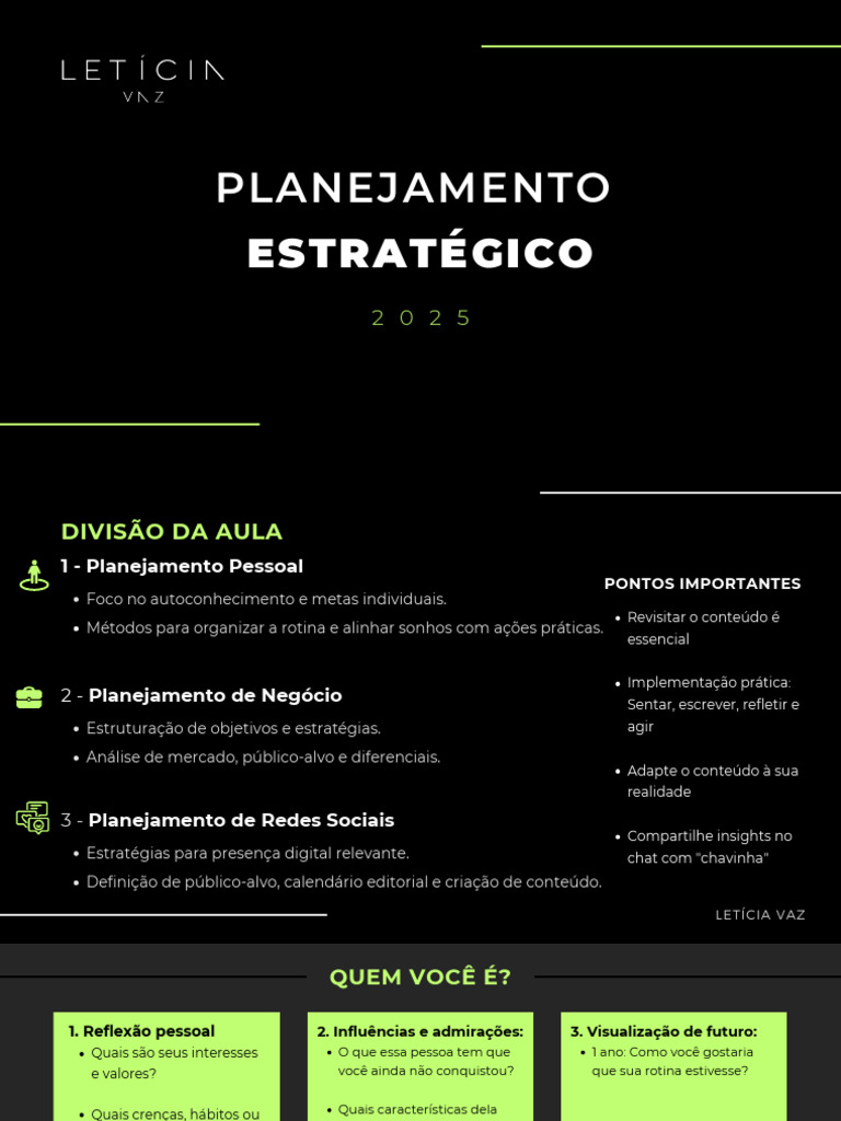 Planejamento Estratégico Eficaz 2025 | PDF | Análise SWOT