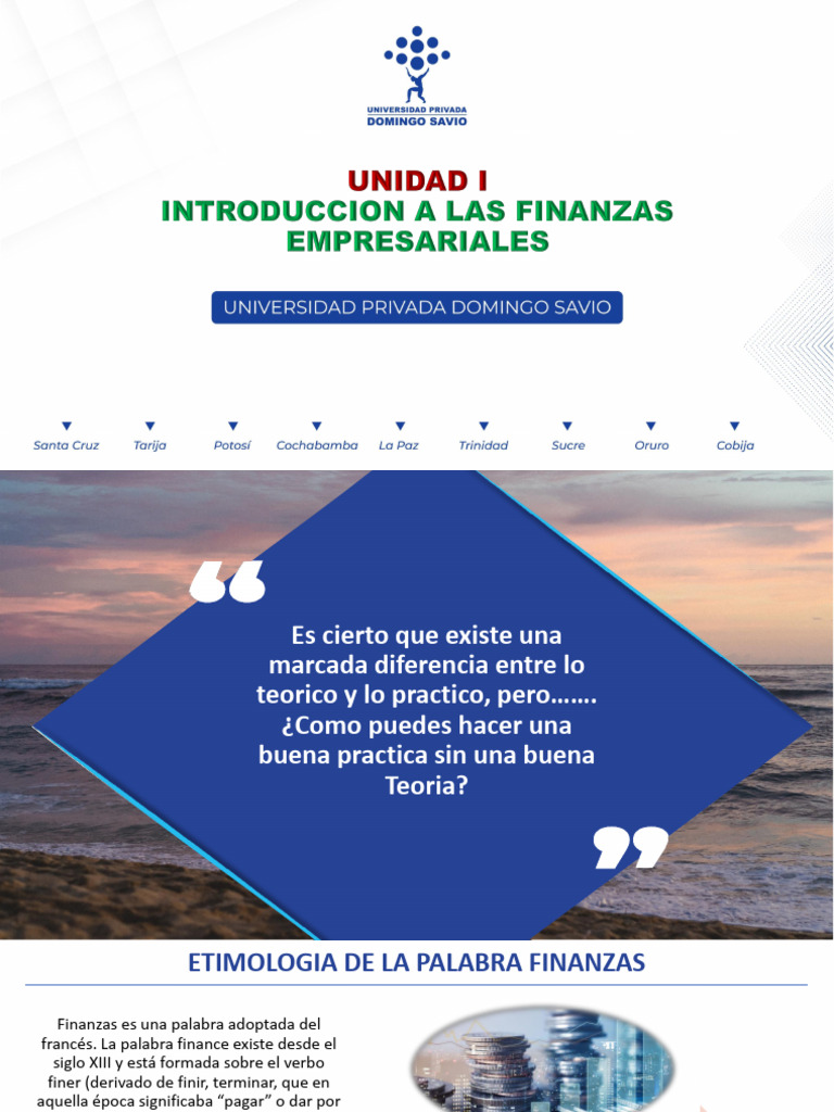 Importancia y Funciones de las Finanzas | PDF | Business | Dividendo