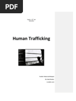 Human Trafficking Written Assignment Cindy