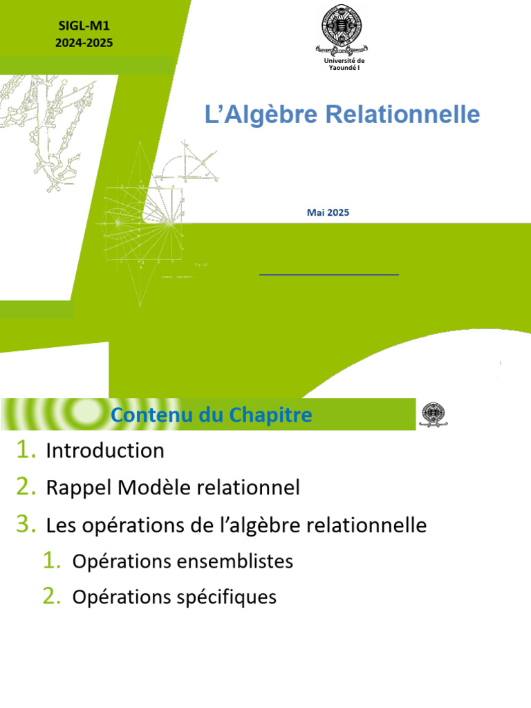 Opérations ensemblistes en algèbre relationnelle | PDF | Base de ...
