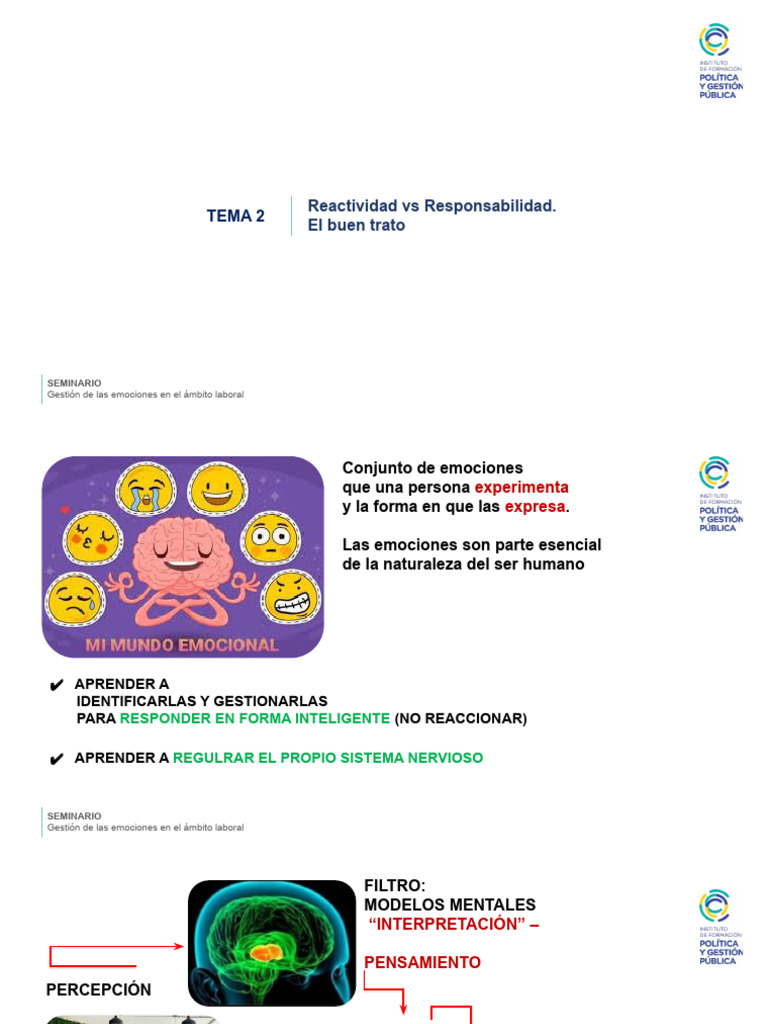 Gestión Emocional en el Trabajo | PDF | Las emociones | Estrés (biología)