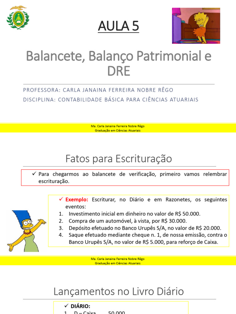 Balancete e DRE em Contabilidade Básica | PDF | Despesa | Balancete