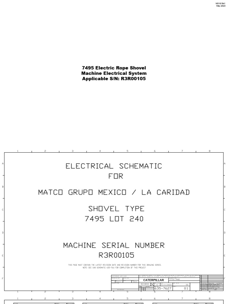 7495 Electric Shovel | PDF | Fuse (Electrical) | Thermostat