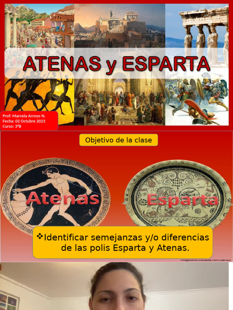 Comparativa: Esparta vs Atenas | PDF