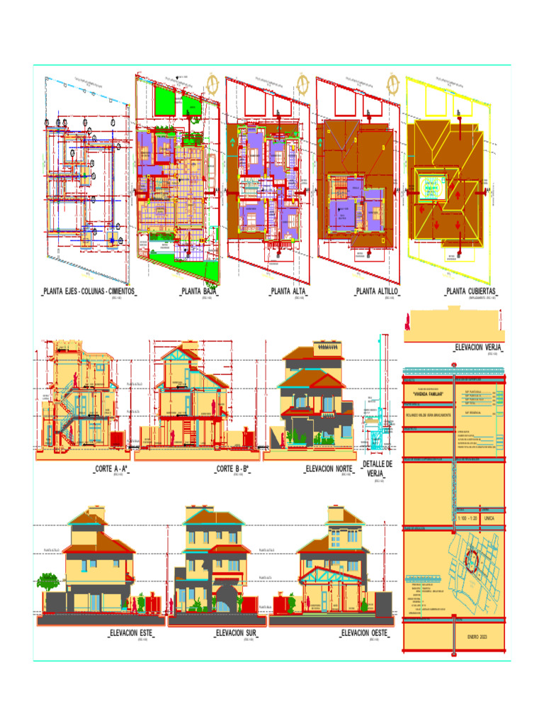 Proyecto de Vivienda Familiar en Quillacollo | PDF