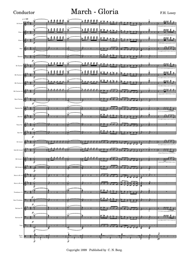 March for Concert Band Instruments | PDF | Saxophone | Musical Instruments