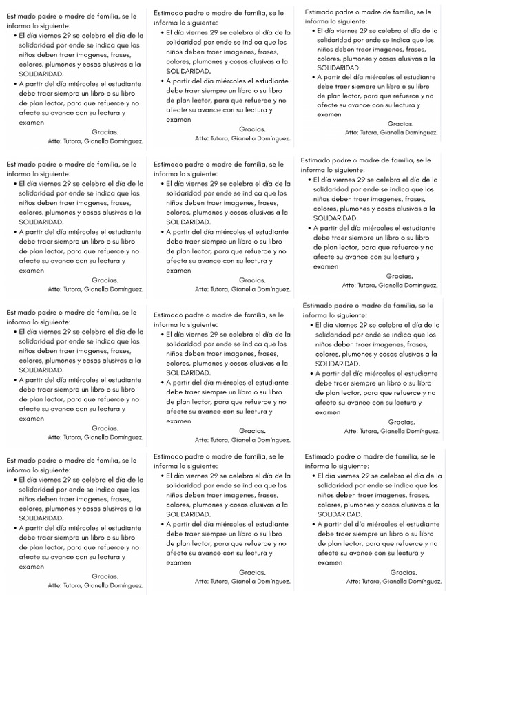 Nota - 5u - 6to | PDF