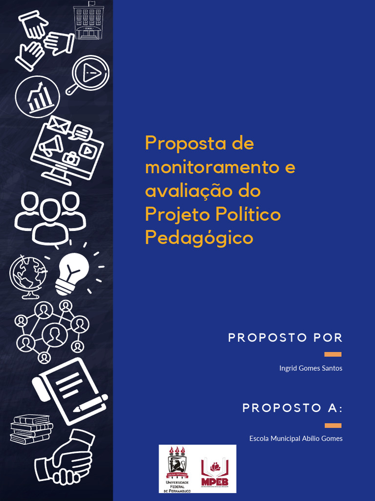 Proposta de Monitoramento e Avaliação Do Projeto Político Pedagógico ...