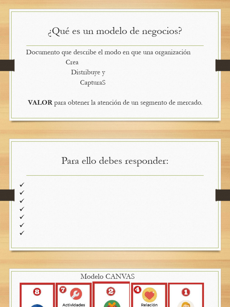Modelo de Negocios Canvas | PDF | Segmentación de mercado | Mercado ...