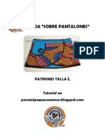 Patrones Falda Sobre Pantalones Talla L. Paramipequeconamor