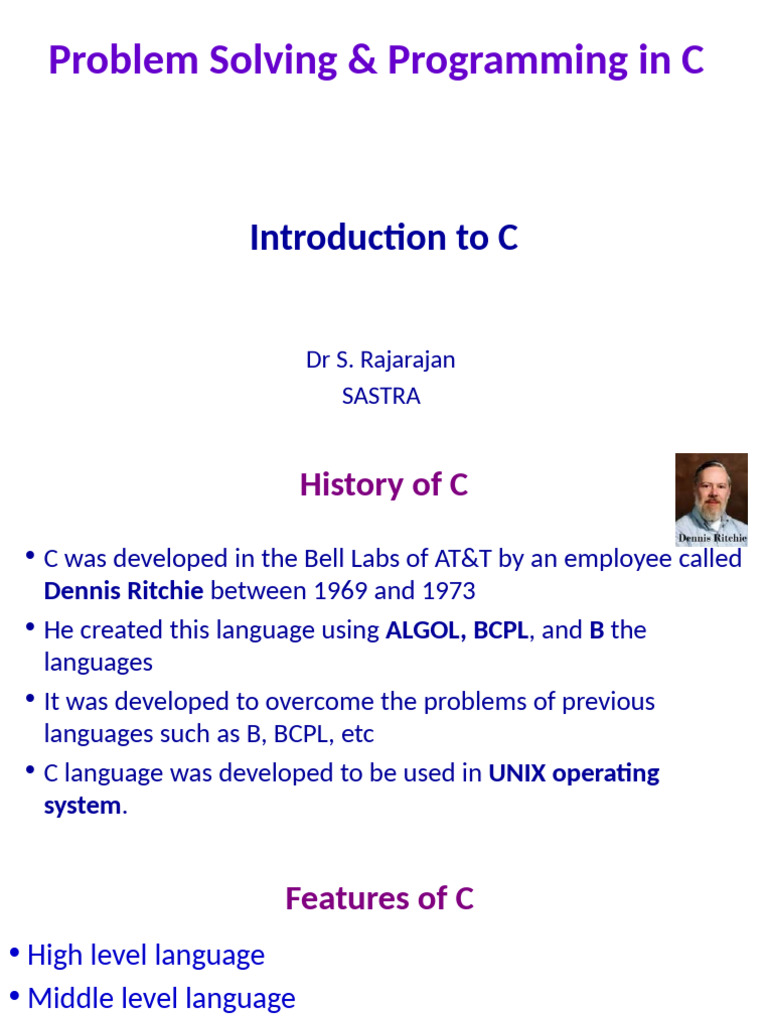 T2 - Introduction To C | PDF | Computer Program | Programming