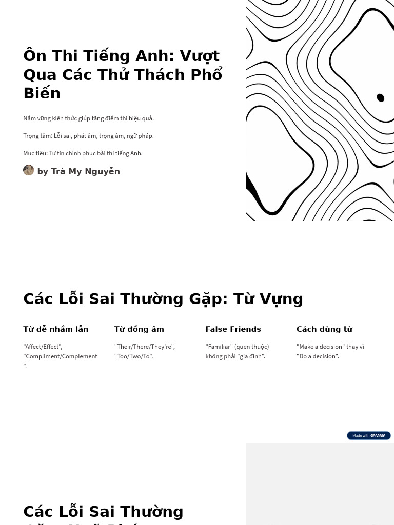 On Thi Tieng Anh Vuot Qua Cac Thu Thach Pho Bien | PDF