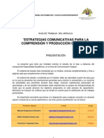 Estrategias Comunicativas para La Comprensión y Producción de Textos