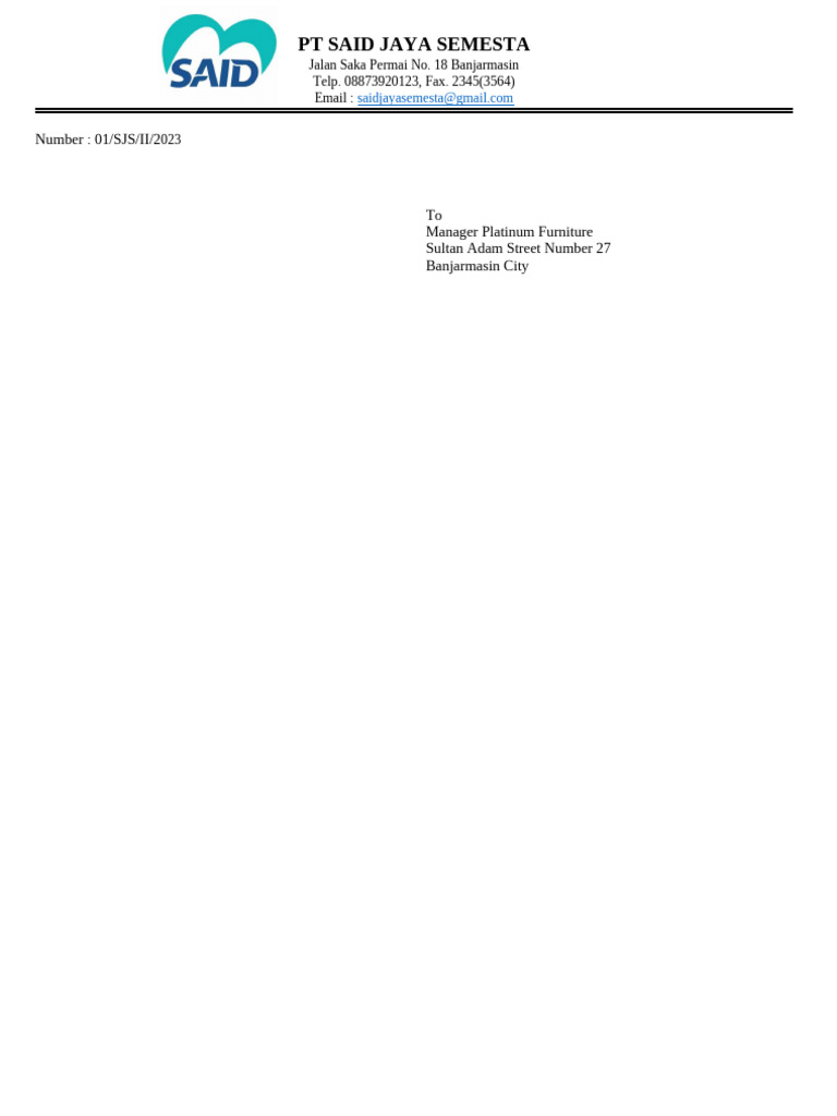 Form Amplop | PDF